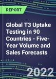 2022-2026 Global T3 Uptake Testing in 90 Countries - Five-Year Volume and Sales Forecasts, Supplier Sales and Shares, Competitive Analysis, Diagnostic Assays and Instrumentation- Product Image