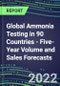 2022-2026 Global Ammonia Testing in 90 Countries - Five-Year Volume and Sales Forecasts, Supplier Sales and Shares, Competitive Analysis, Diagnostic Assays and Instrumentation - Product Thumbnail Image