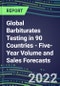 2022-2026 Global Barbiturates Testing in 90 Countries - Five-Year Volume and Sales Forecasts, Supplier Sales and Shares, Competitive Analysis, Diagnostic Assays and Instrumentation - Product Thumbnail Image