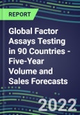 2022-2026 Global Factor Assays Testing in 90 Countries - Five-Year Volume and Sales Forecasts, Supplier Sales and Shares, Competitive Analysis, Diagnostic Assays and Instrumentation- Product Image