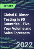 2022-2026 Global D-Dimer Testing in 90 Countries - Five-Year Volume and Sales Forecasts, Supplier Sales and Shares, Competitive Analysis, Diagnostic Assays and Instrumentation- Product Image