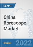 China Borescope Market: Prospects, Trends Analysis, Market Size and Forecasts up to 2027- Product Image