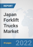 Japan Forklift Trucks Market: Prospects, Trends Analysis, Market Size and Forecasts up to 2027- Product Image
