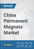 China Permanent Magnets Market: Prospects, Trends Analysis, Market Size and Forecasts up to 2027- Product Image