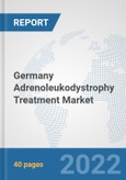 Germany Adrenoleukodystrophy Treatment Market: Prospects, Trends Analysis, Market Size and Forecasts up to 2027- Product Image