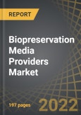 Biopreservation Media Providers Market by Preservation Condition/Deep Frozen, and Cryogenic/LN2 Vapor Phase Storage), Type of Serum, Type of Biological Sample, Area of Application, Type of Packaging Format, End Users, and Region: Industry Trends and Global Forecasts, 2021-2035- Product Image