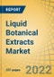 Liquid Botanical Extracts Market by Source (Herbs, Spices, Fruits, Flowers, Roots), Application (Cosmetics, Beverages, Pharmaceuticals, Food), Technology (Solvent Extraction, Cold Pressing, Steam Distillation, Enfleurage) - Global Forecast to 2029 - Product Image