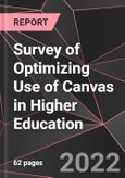 Survey of Optimizing Use of Canvas in Higher Education- Product Image