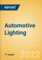 Automotive Lighting - Global Sector Overview and Forecast (Q1 2022 Update) - Product Image