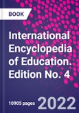International Encyclopedia of Education. Edition No. 4- Product Image