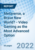 Metaverse, a Brave New World? - Video Gaming as the Most Advanced Option- Product Image