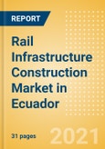 Rail Infrastructure Construction Market in Ecuador - Market Size and Forecasts to 2025 (including New Construction, Repair and Maintenance, Refurbishment and Demolition and Materials, Equipment and Services costs)- Product Image