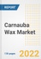 Carnauba Wax Market Outlook and Trends to 2028- Next wave of Growth Opportunities, Market Sizes, Shares, Types, and Applications, Countries, and Companies - Product Image