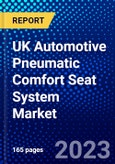 UK Automotive Pneumatic Comfort Seat System Market (2023-2028) by Vehicle Type, Seat Material, Vehicle Propulsion, Functions, Sales Channel, Competitive Analysis, Impact of Covid-19 with Ansoff Analysis- Product Image