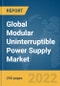 Global Modular Uninterruptible Power Supply (Ups) Market Report 2022, by Product Type, by Power Capacities, by End-User - Product Thumbnail Image