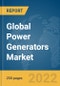 Global Power Generators Market Report 2022, by Type, by Capacity, by Application, by End-user - Product Image