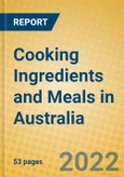 Cooking Ingredients and Meals in Australia- Product Image