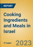 Cooking Ingredients and Meals in Israel- Product Image