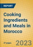 Cooking Ingredients and Meals in Morocco- Product Image