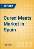 Cured Meats (Savory and Deli Foods) Market in Spain - Outlook to 2025; Market Size, Growth and Forecast Analytics- Product Image