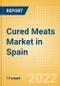 Cured Meats (Savory and Deli Foods) Market in Spain - Outlook to 2025; Market Size, Growth and Forecast Analytics - Product Thumbnail Image