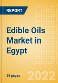Edible Oils (Oils and Fats) Market in Egypt - Outlook to 2025; Market Size, Growth and Forecast Analytics- Product Image