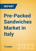 Pre-Packed Sandwiches (Savory and Deli Foods) Market in Italy - Outlook to 2025; Market Size, Growth and Forecast Analytics- Product Image