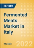 Fermented Meats (Savory and Deli Foods) Market in Italy - Outlook to 2025; Market Size, Growth and Forecast Analytics- Product Image