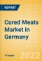 Cured Meats (Savory and Deli Foods) Market in Germany - Outlook to 2025; Market Size, Growth and Forecast Analytics - Product Image
