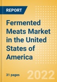 Fermented Meats (Savory and Deli Foods) Market in the United States of America - Outlook to 2025; Market Size, Growth and Forecast Analytics- Product Image