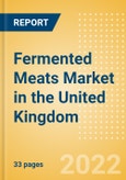 Fermented Meats (Savory and Deli Foods) Market in the United Kingdom - Outlook to 2025; Market Size, Growth and Forecast Analytics- Product Image