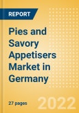 Pies and Savory Appetisers (Savory and Deli Foods) Market in Germany - Outlook to 2025; Market Size, Growth and Forecast Analytics- Product Image