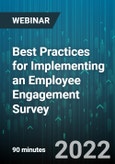 Best Practices for Implementing an Employee Engagement Survey - Webinar- Product Image