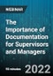 The Importance Of Documentation For Supervisors And Managers - Webinar (Recorded) - Product Thumbnail Image