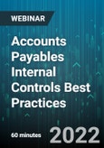 Accounts Payables Internal Controls Best Practices - Webinar (Recorded)- Product Image