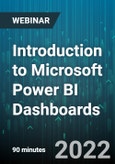 Introduction to Microsoft Power BI Dashboards - Webinar (Recorded)- Product Image