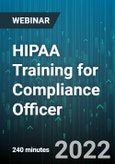 4-Hour Virtual Seminar on HIPAA Training for Compliance Officer - Webinar (Recorded)- Product Image