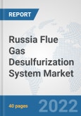 Russia Flue Gas Desulfurization System Market: Prospects, Trends Analysis, Market Size and Forecasts up to 2027- Product Image