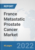 France Metastatic Prostate Cancer Market: Prospects, Trends Analysis, Market Size and Forecasts up to 2027- Product Image