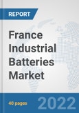France Industrial Batteries Market: Prospects, Trends Analysis, Market Size and Forecasts up to 2027- Product Image
