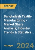 Bangladesh Textile Manufacturing - Market Share Analysis, Industry Trends & Statistics, Growth Forecasts 2019 - 2029- Product Image