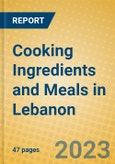 Cooking Ingredients and Meals in Lebanon- Product Image