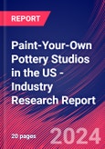 Paint-Your-Own Pottery Studios in the US - Industry Research Report- Product Image