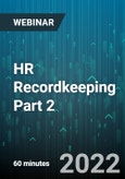 HR Recordkeeping Part 2: HR Batch Files - Does the Paperwork Ever End? - Webinar (Recorded)- Product Image