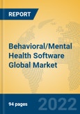 Behavioral/Mental Health Software Global Market Insights 2022, Analysis and Forecast to 2027, by Manufacturers, Regions, Technology, Application- Product Image