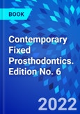 Contemporary Fixed Prosthodontics. Edition No. 6- Product Image