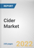 Cider Market by Type, Packaging and Distribution Channel: Global Opportunity Analysis and Industry Forecast, 2022-2031- Product Image
