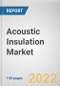 Acoustic Insulation Market by Material Type, Sales Channel, and End User: Global Opportunity Analysis and Industry Forecast, 2021-2030 - Product Image