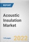 Acoustic Insulation Market by Material Type, Sales Channel, and End User: Global Opportunity Analysis and Industry Forecast, 2021-2030 - Product Thumbnail Image