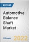 Automotive Balance Shaft Market by Engine Type, Manufacturing Process, Application, and Sales Channel: Global Opportunity Analysis and Industry Forecast, 2021-2030 - Product Image